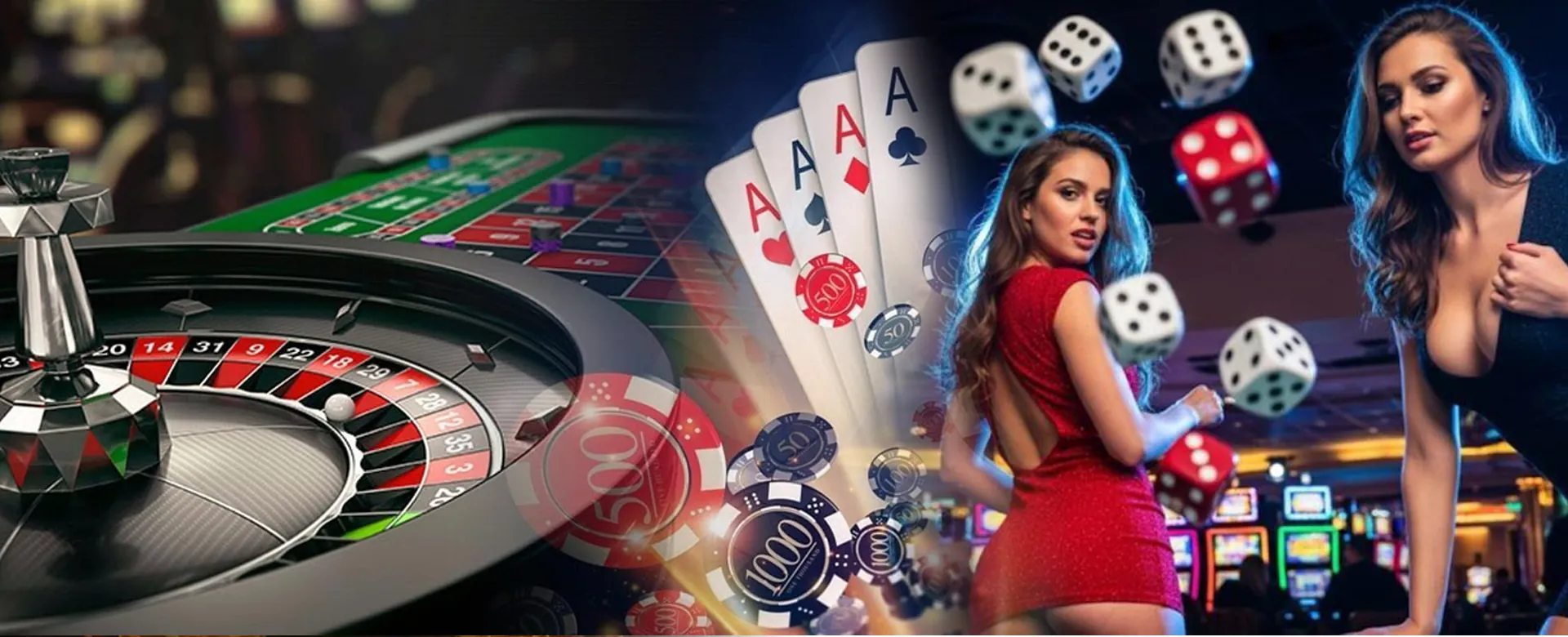 Dynamic casino background with vibrant lights, representing security and trust in online gaming.